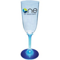 7 Oz. Champagne Glass w/ Light Up Contrast w/ Standard Stem